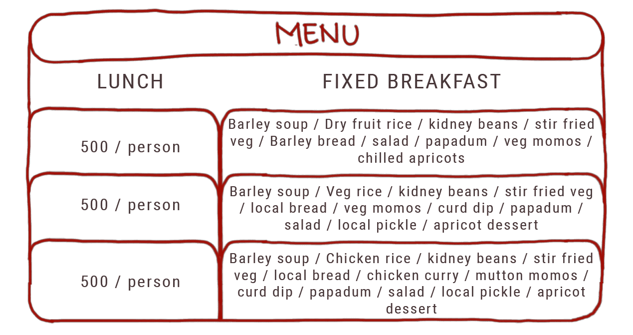 deal 3 fixed lunch menu